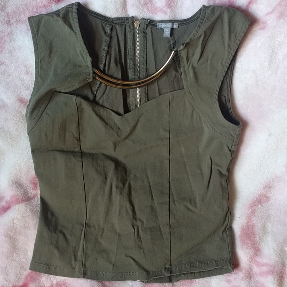 green &gold tank